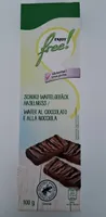 Wafer al cioccolato e nocciola