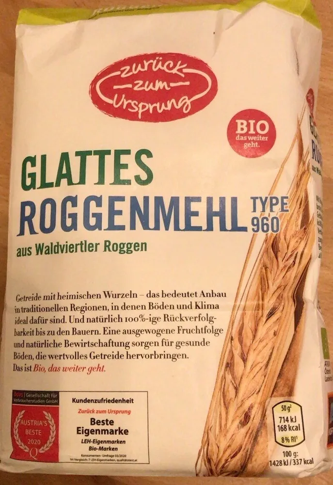Roggenmehl Type 960