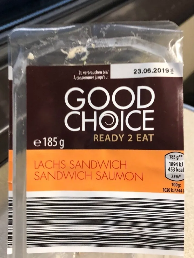 Lachs Sandwich Saumon