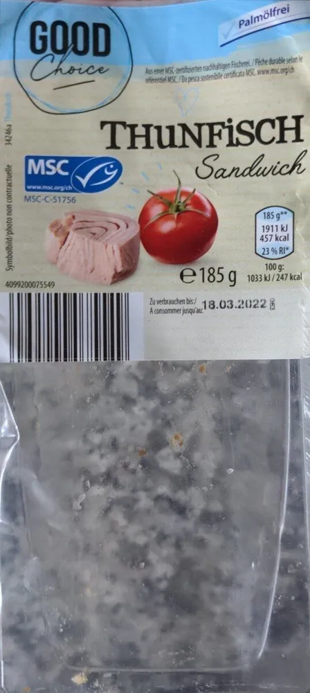 Thunfisch Sandwich
