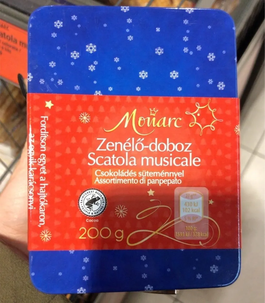 Zanelo doboz scatola musicale