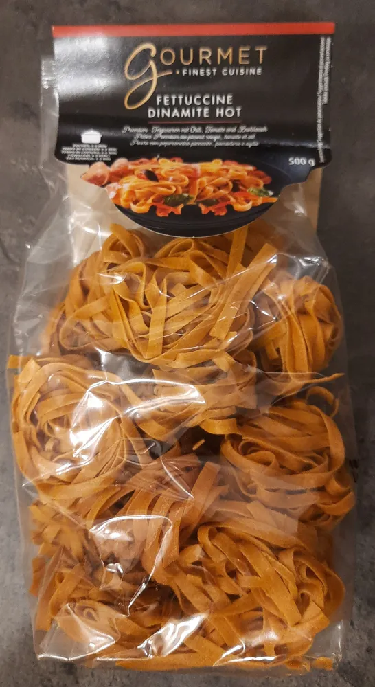 Nudeln Fettuccine Dinamite Hot