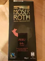 Chocolat noir Peru 64% cacao