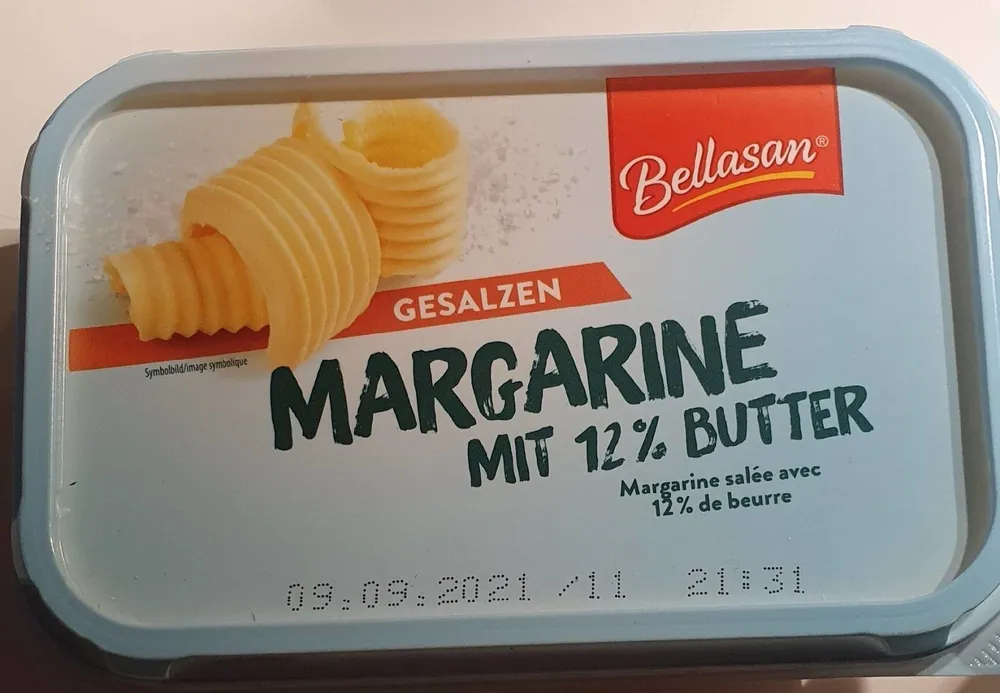 Margarine avec 12% de beurre