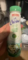 Milfina à la cuisine. Crème végétale