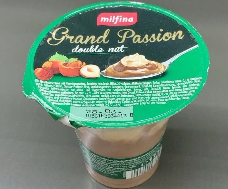 Haselnuss-Pudding