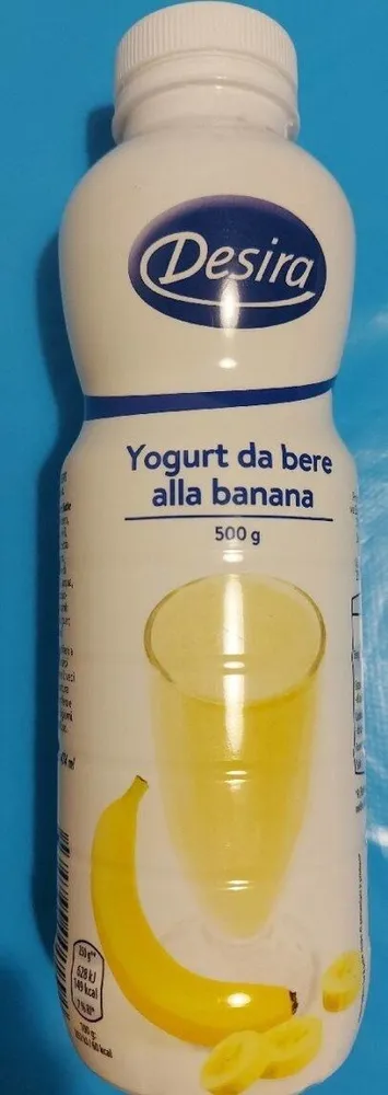 Yogurt da bere alla banana