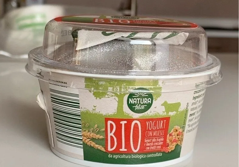 Bio yogurt con muesli