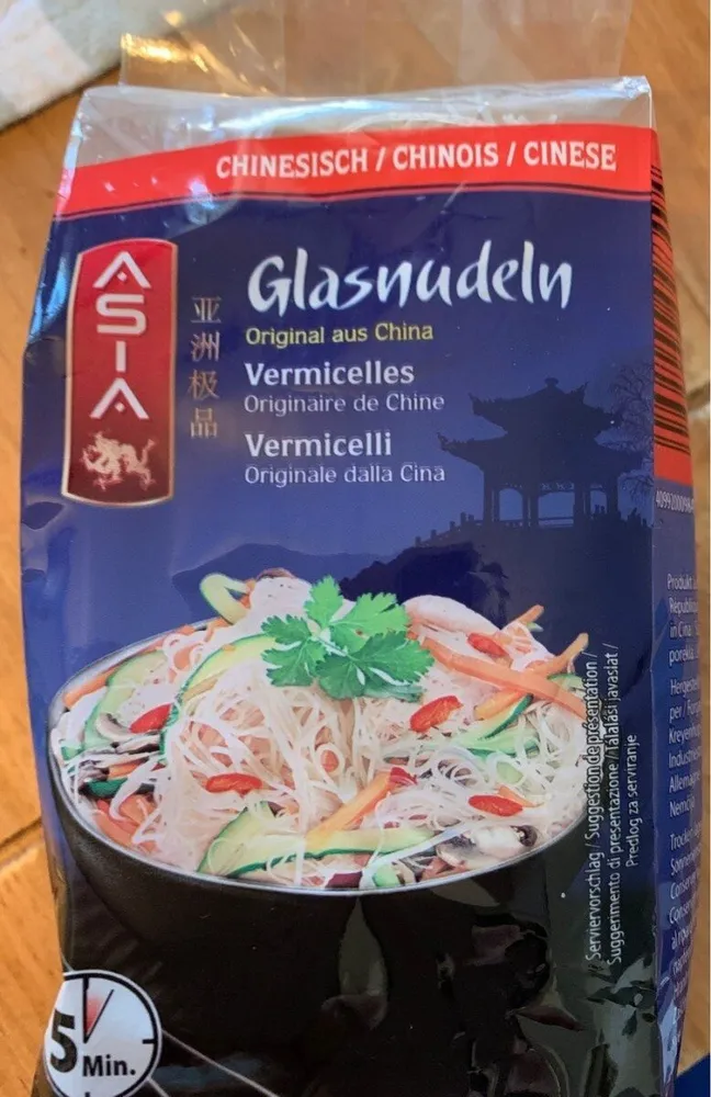 Glas Nudeln