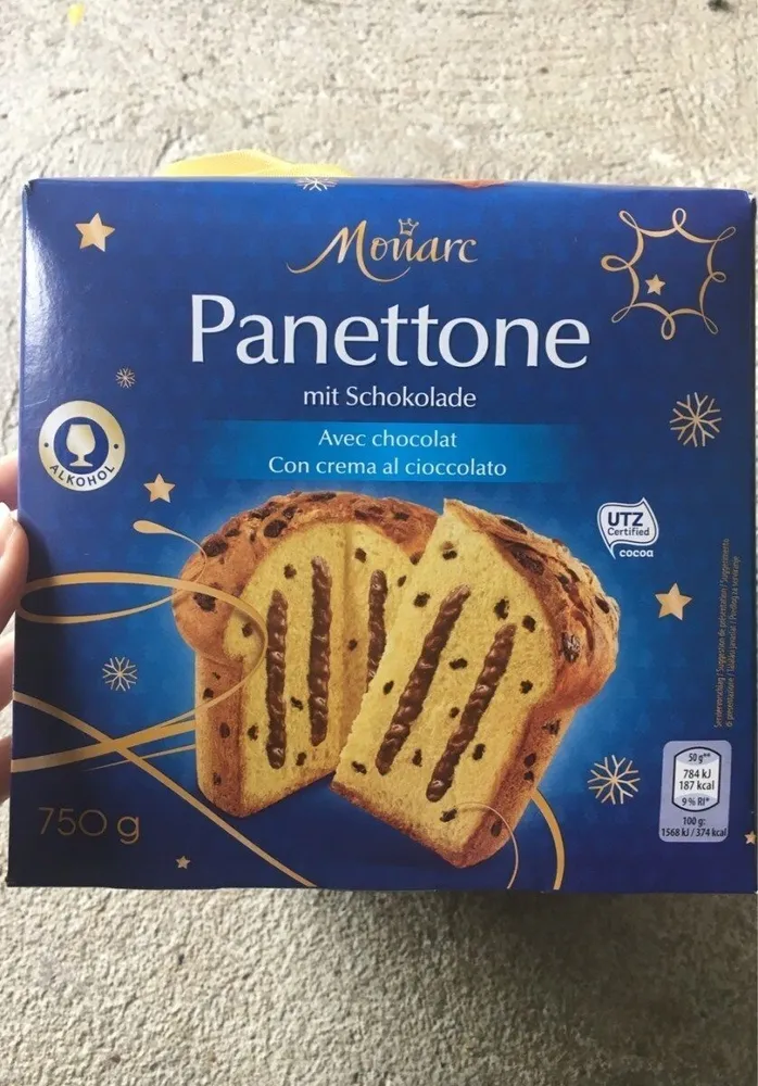 Panettone avec chocolat