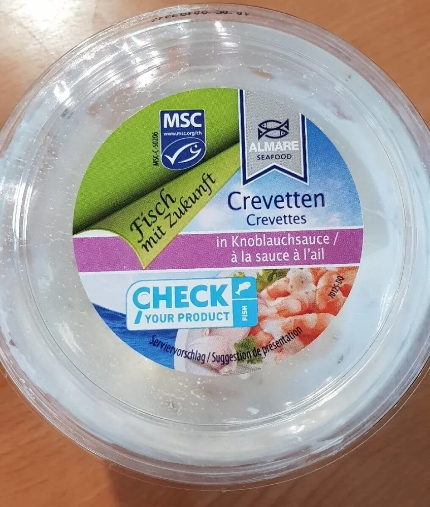 Crevettes à la sauce à l'ail