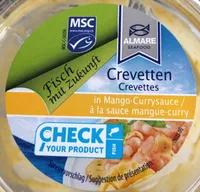 Crevettes à la sauce mangue-curry
