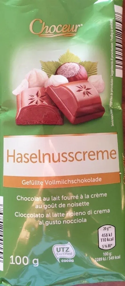 Haselnusscreme