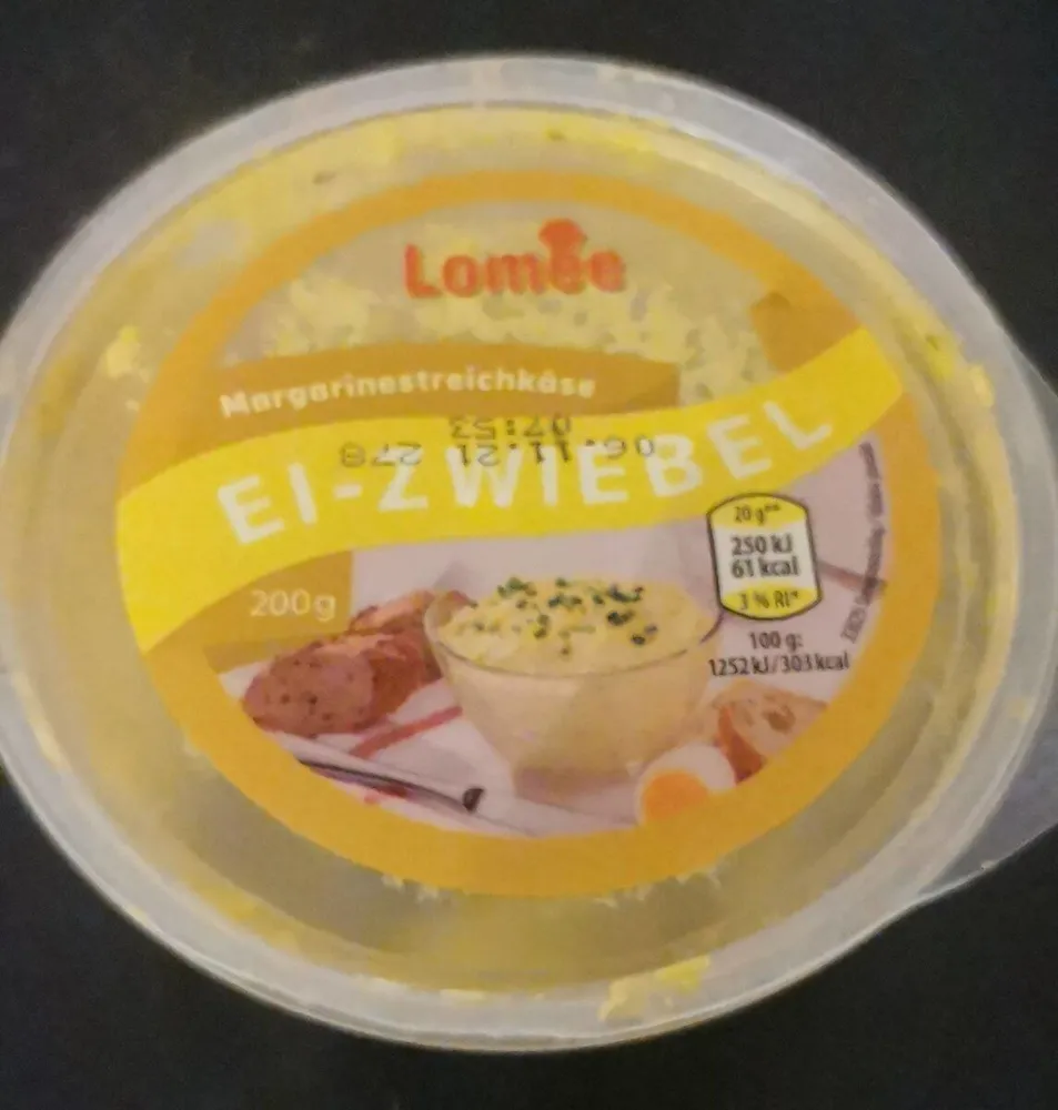 Margarinestreichkäse Ei-Zwiebel