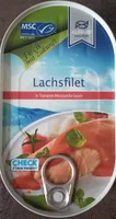 Lachsfilet in Tomaten-Mozzarella-Sauce