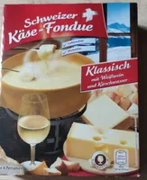 Schweizer käse-fondue