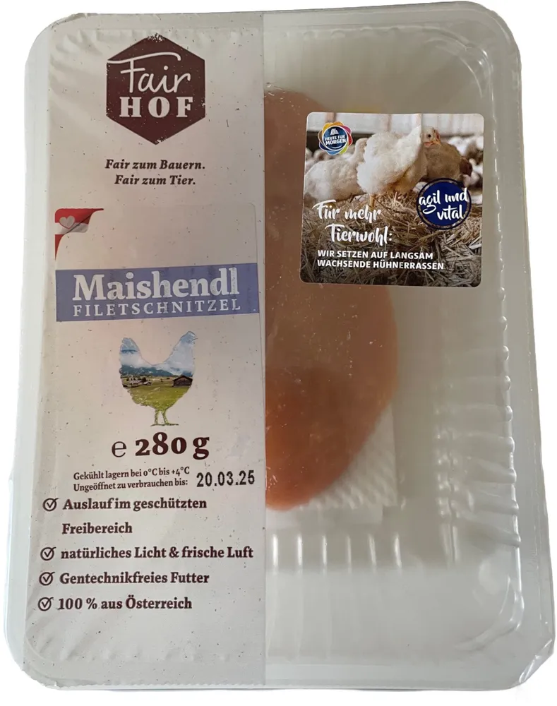 Maishendl Filetschnitzel