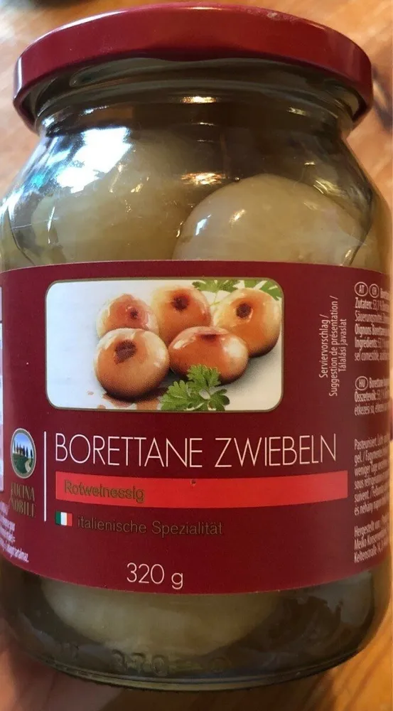 Oignon borettane au vin rouge