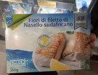 Fiori di filetti di nasello sudafricano