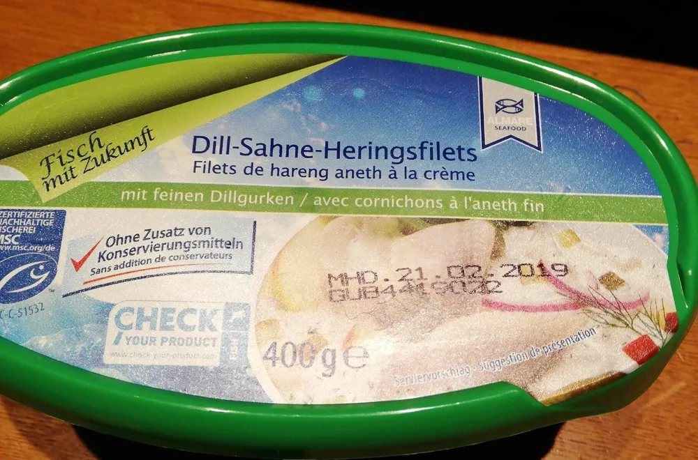 Filets de hareng aneth à la crème