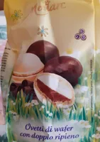 Ovetti di wafer con doppio ripieno