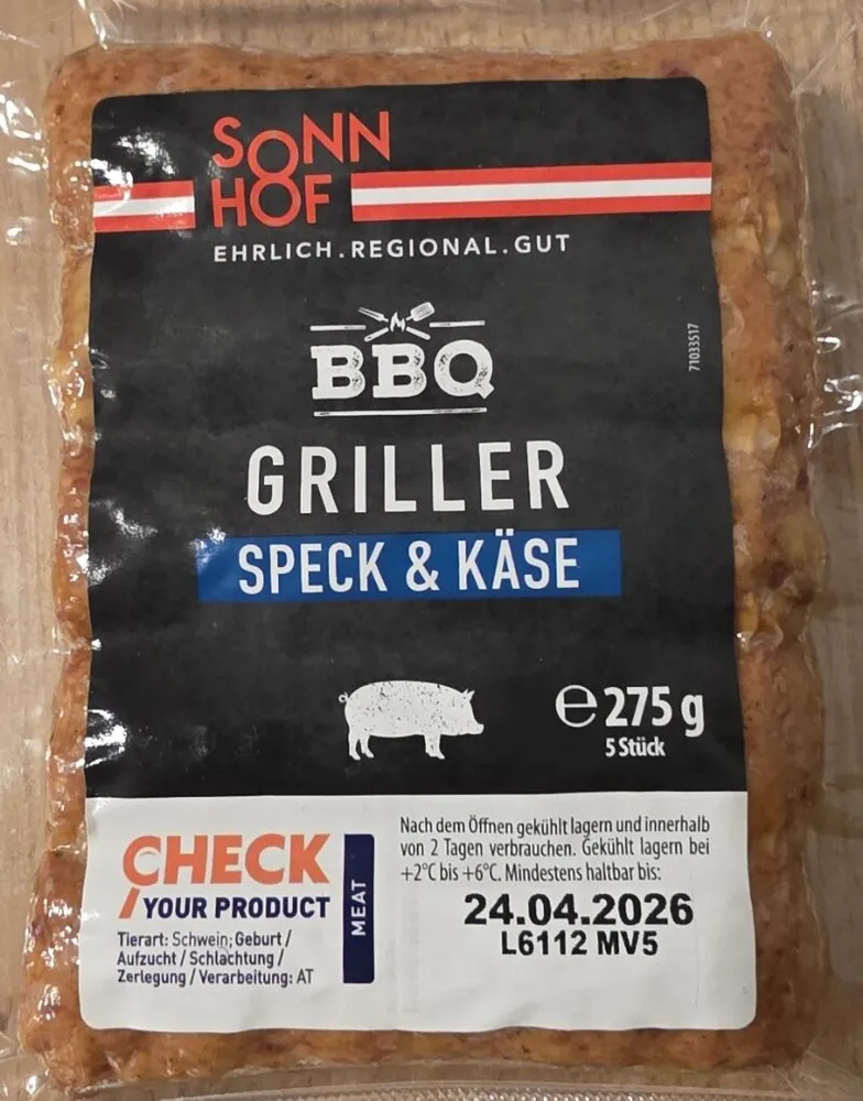 BBQ Griller Speck&Käse