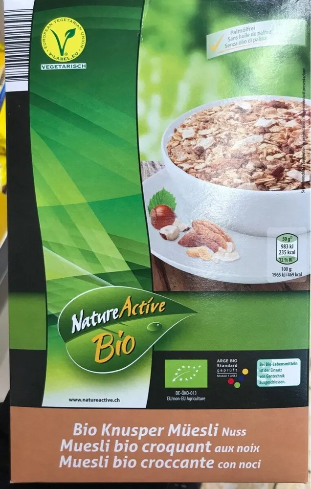 Muesli bio croquant
