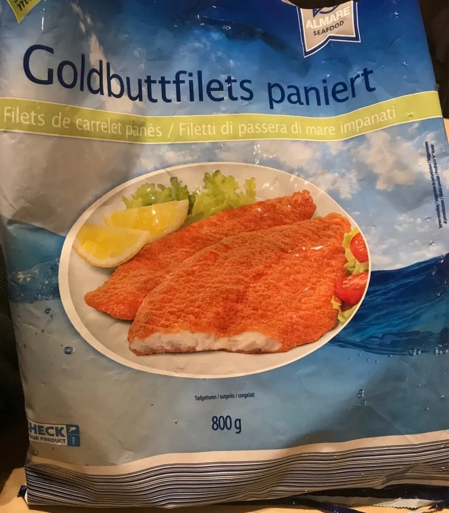 Goldbuttfilet paniert