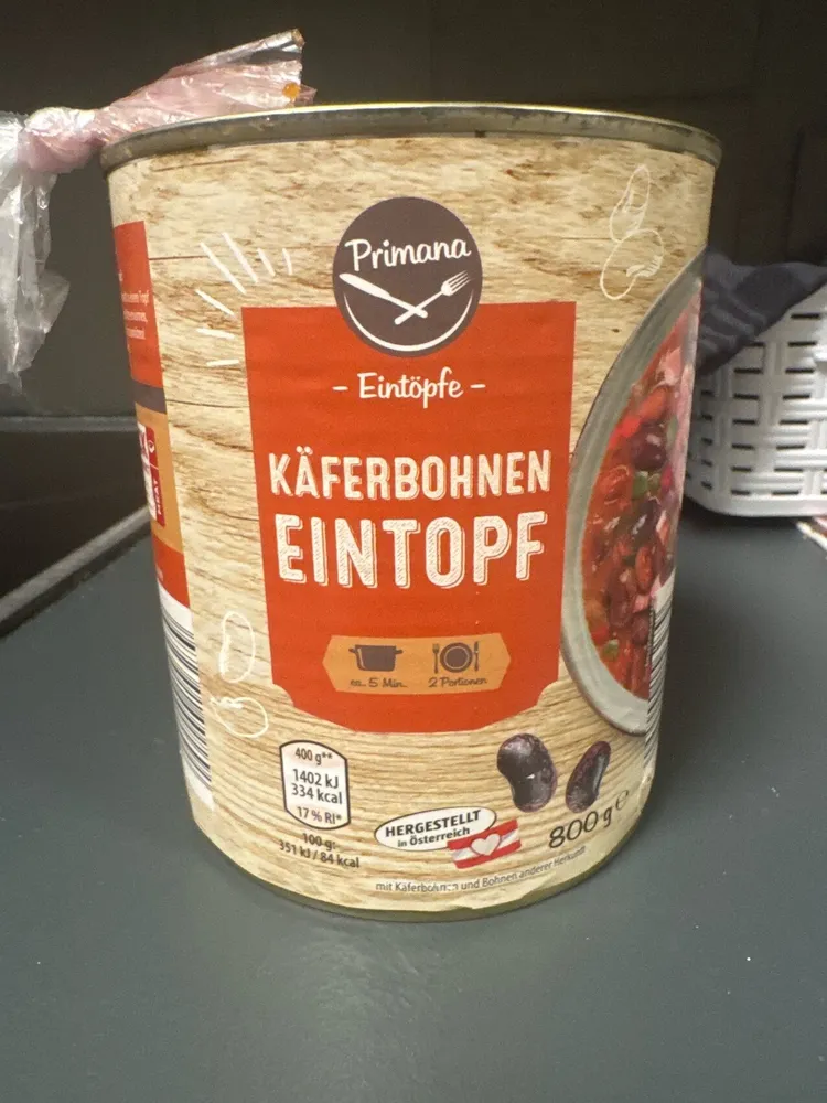 Käferbohneneintopf