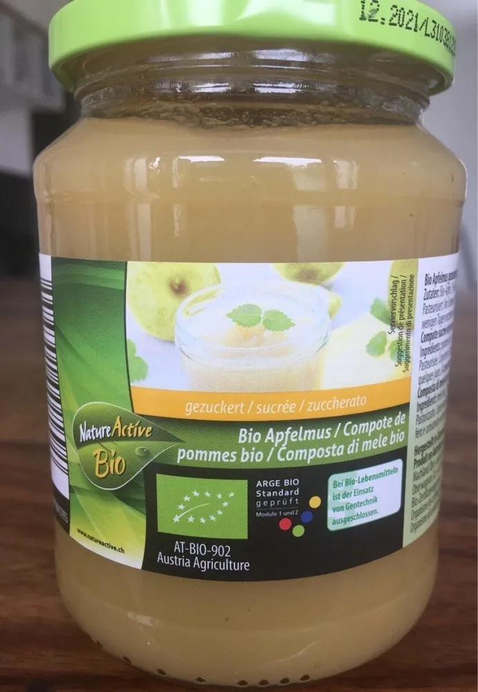 Compote de pommes bio