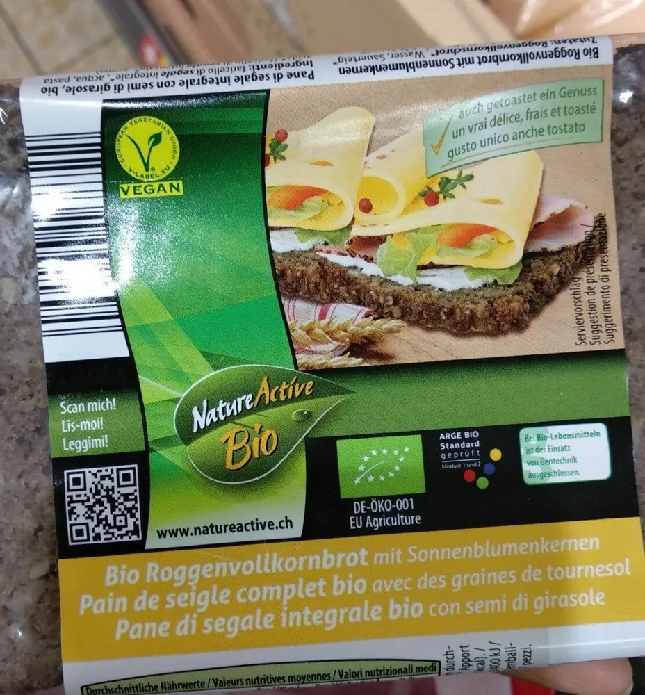 Pain de seigle complet bio