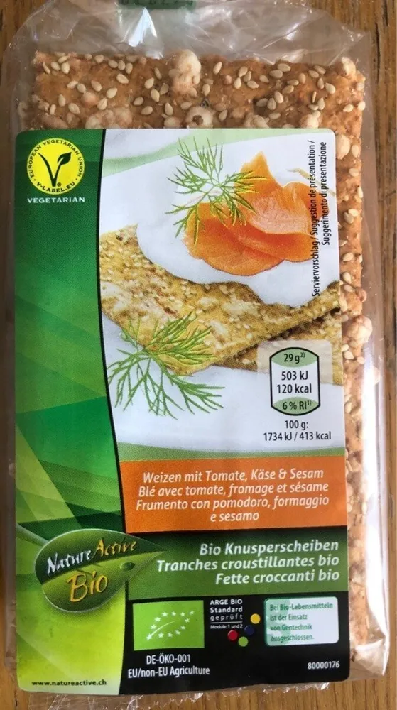 Tranches croustillantes bio