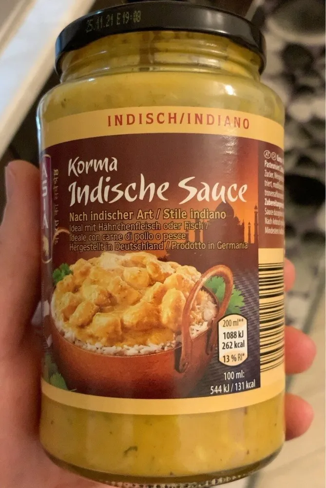 Korma Indische Sauce