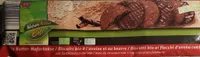 Biscotti bio ai fiocchi d'avena con burro e cioccolato fondente