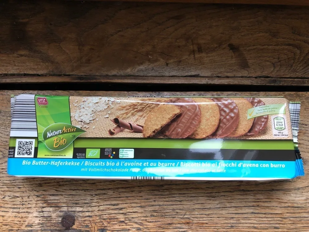 Biscuits bios a l'avoine et au beurre