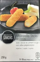 Mozzarella Sticks avec sauce au piment rouge