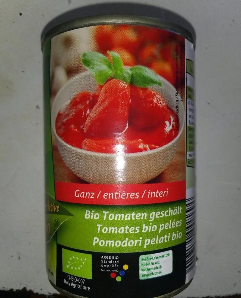 Bio Tomaten geschält