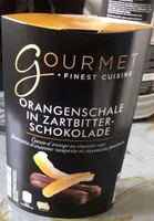 Orangenschale in zartbitter-schokolade