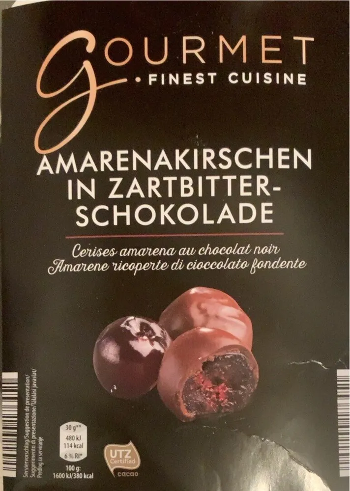 Cerise amarena au chocolat noir