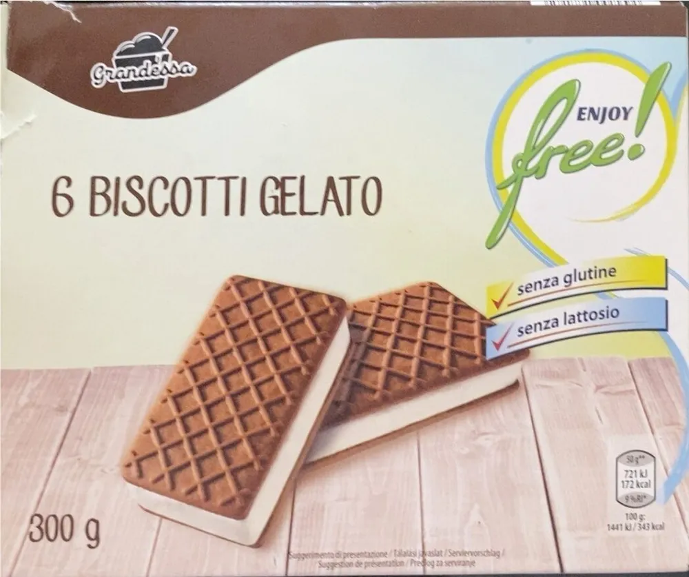 6 biscotti gelato