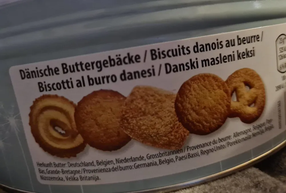 Biscuit danois au beurre