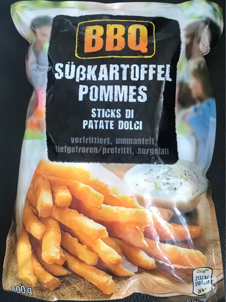 Süsskartoffel Pommes