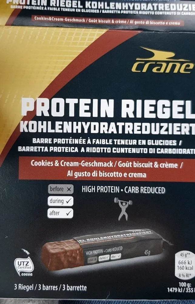 Protein riegel  kohlenhydratreduziert