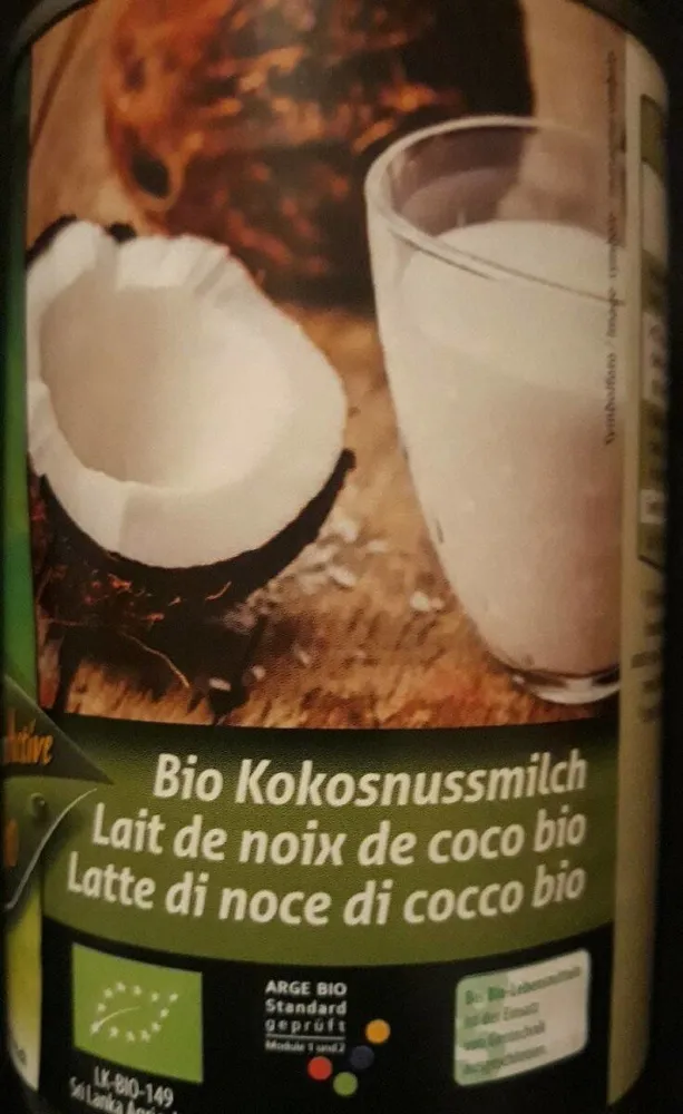 Lait de noix de coco bio
