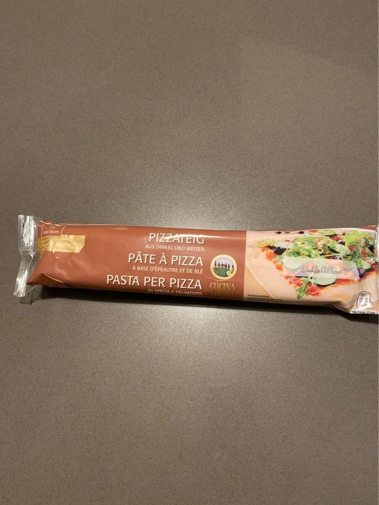 Pate à pizza épautre et blé