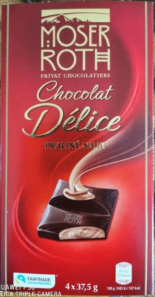 Délice praliné noir