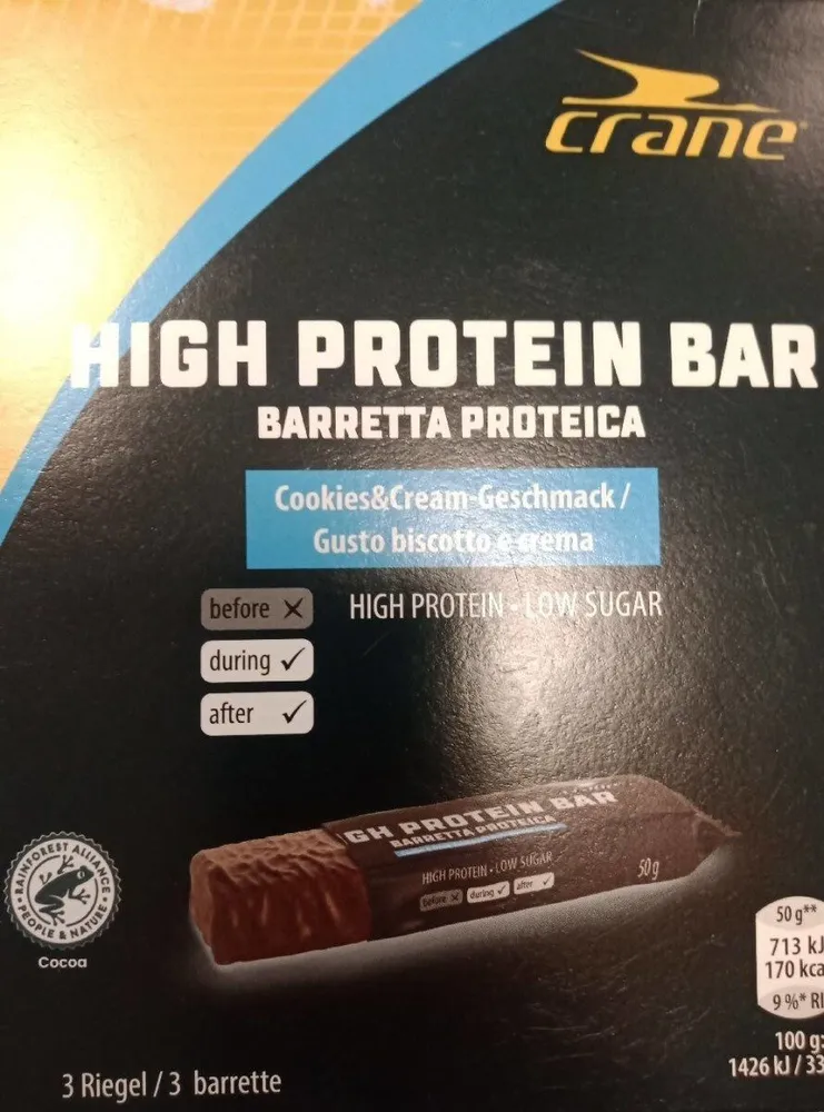 Barretta proteica - biscotto e crema