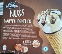 Nuss Waffelhörnchen