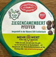 Ziegencamembert Pfeffer