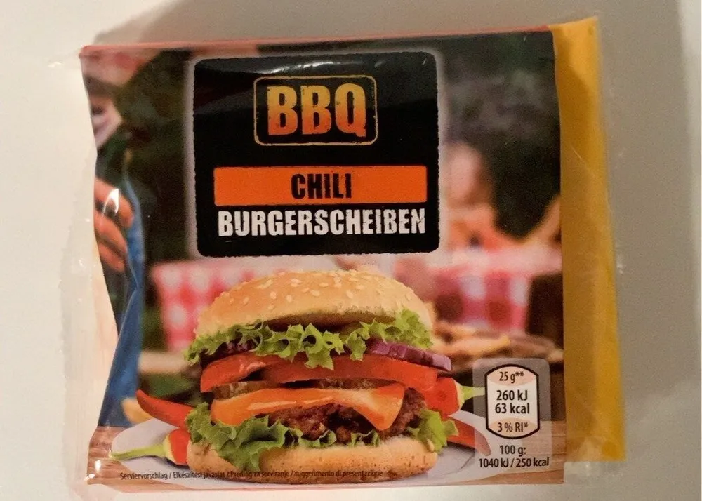 BBQ Chilli burgerscheiben